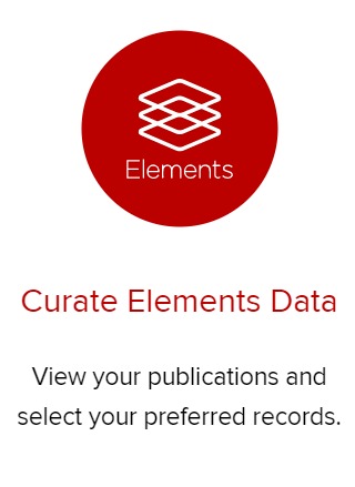 Curate Elements Data tile