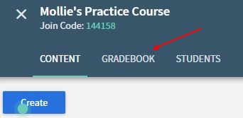 Top Hat course interface Gradebook tab