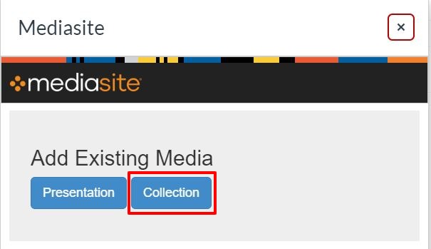 Select "Collection"