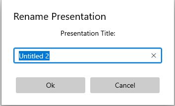 Give presentation a descriptive title