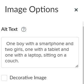 Add alt text or select Decorative Image