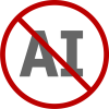 COAM icon to represent that generative AI is not permitted on an assignment: the letters "AI" in a circle with a slash through it.