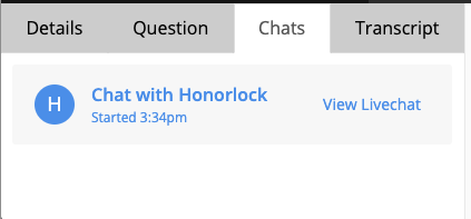 Honorlock results reviewer chat