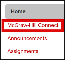 McGraw-Hill Connect Highlighted