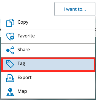 I want to with tag selected