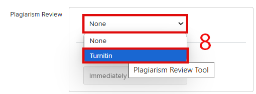 Enable Turnitin