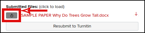 Turnitin clock icon 