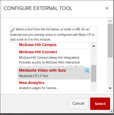 Mediasite Video with Quiz