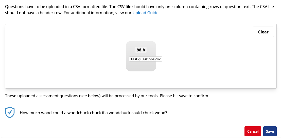 Manual Upload Button