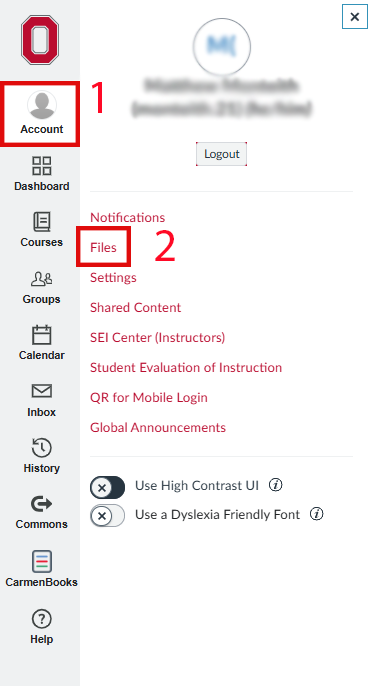 Files from Navigation