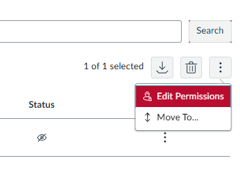 Edit Permissions Option