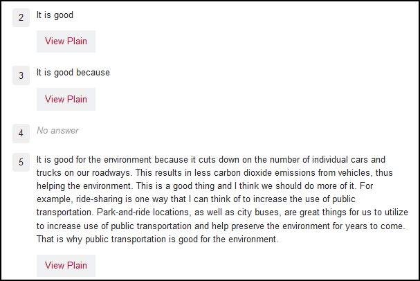 Student pasting large chunk of text, example of
