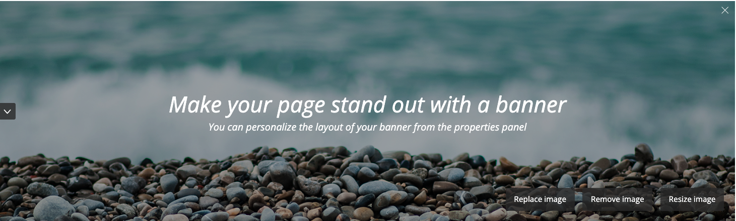 Create a banner text