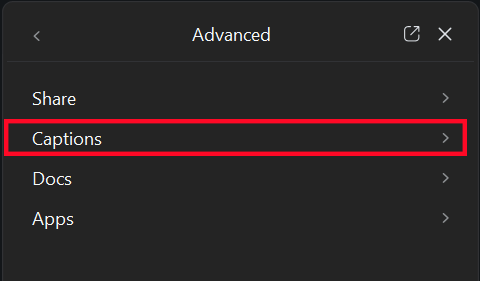 Zoom host tools captions button highlighted