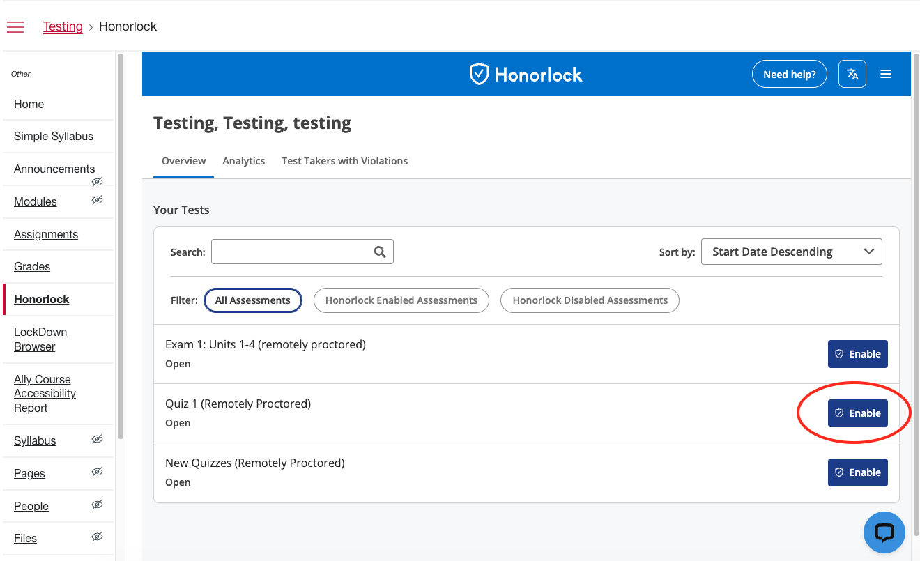 Enable Exam 2