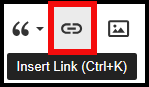 Insert link button in Simple Syllabus Table editor