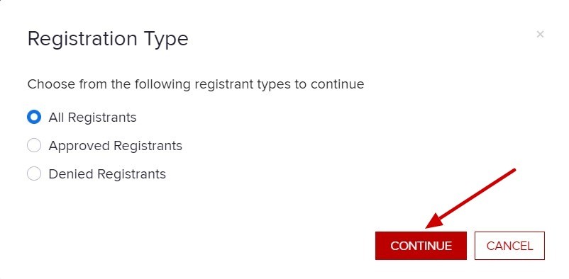 Select Registration Type