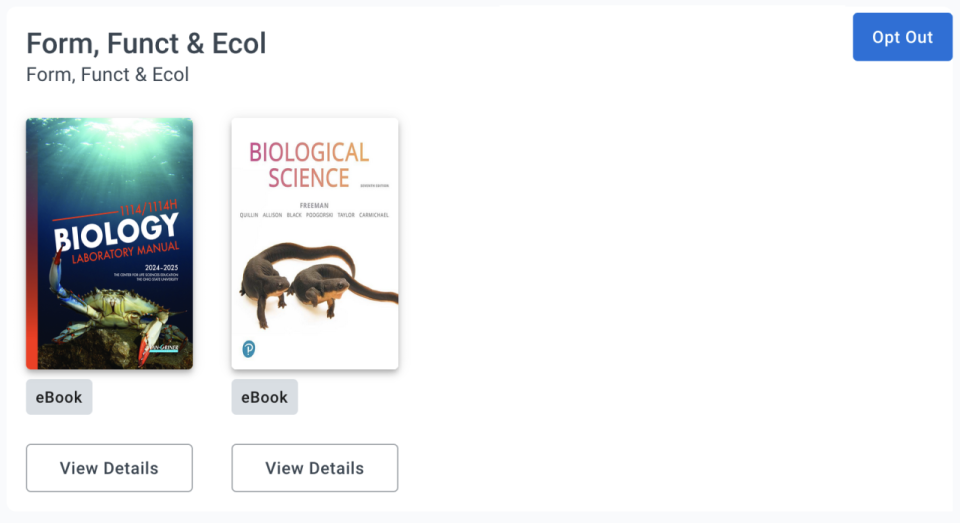 Opt-Out screenshot